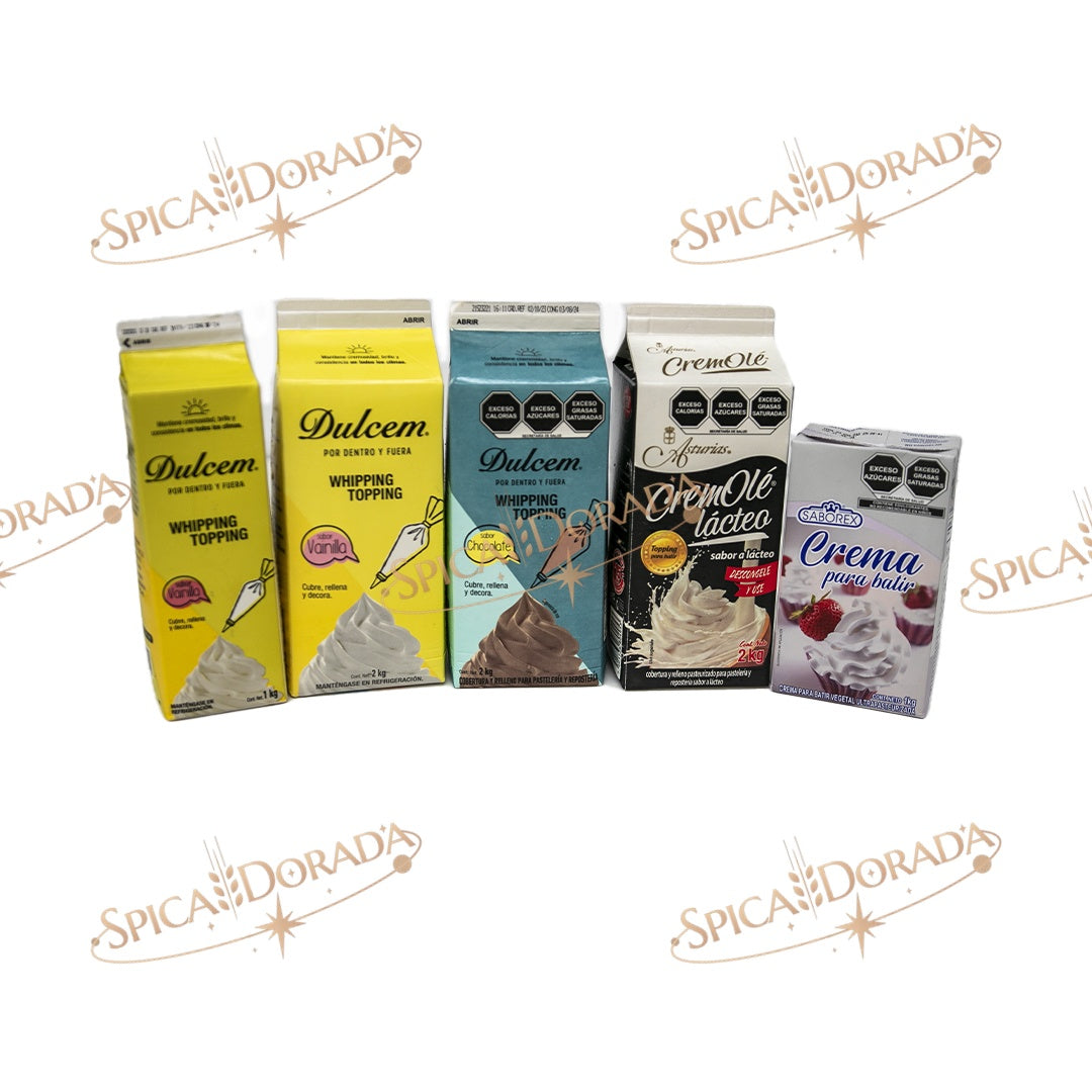 CREMA PARA BATIR WHIPPING TOPPINGCHOCOLATE C/2 LTS