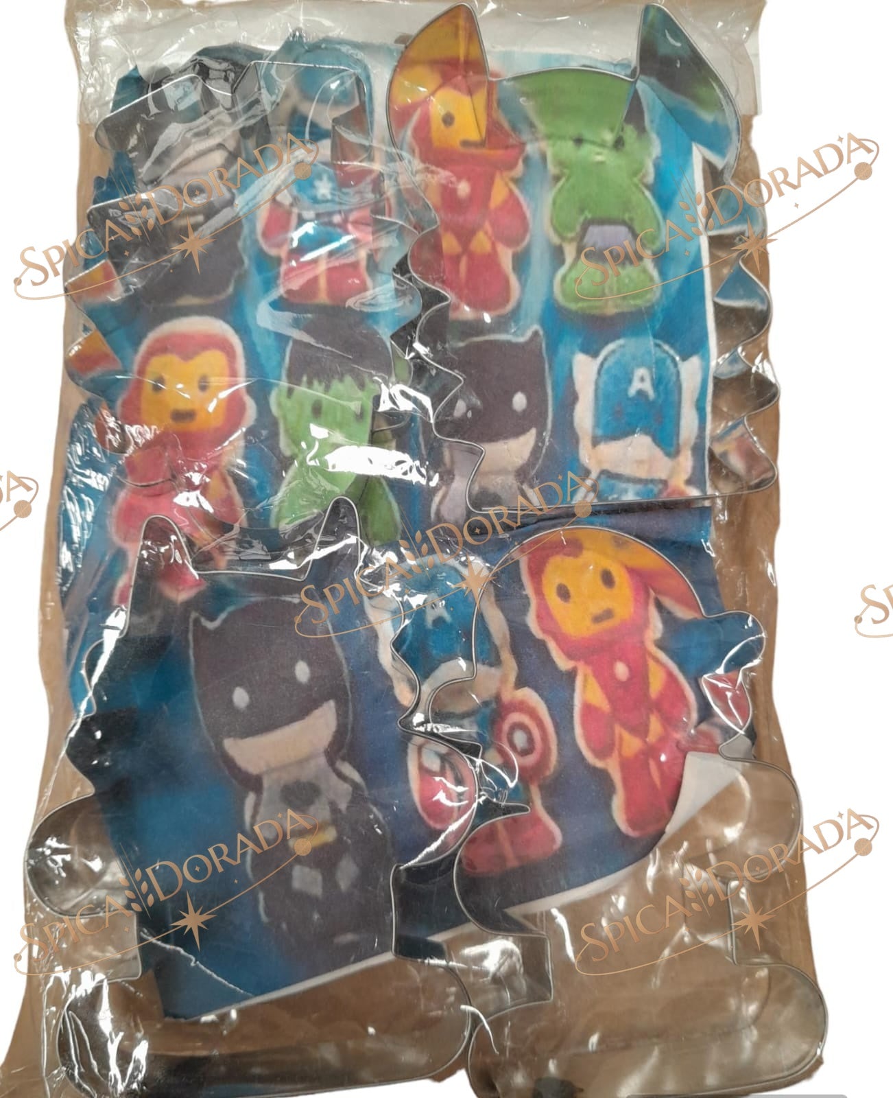 CORTADOR DE GALLETAS SUPER HEROES
