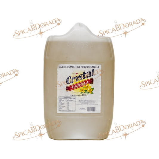 BIDON ACEITE CRISTAL B/20 LITROS