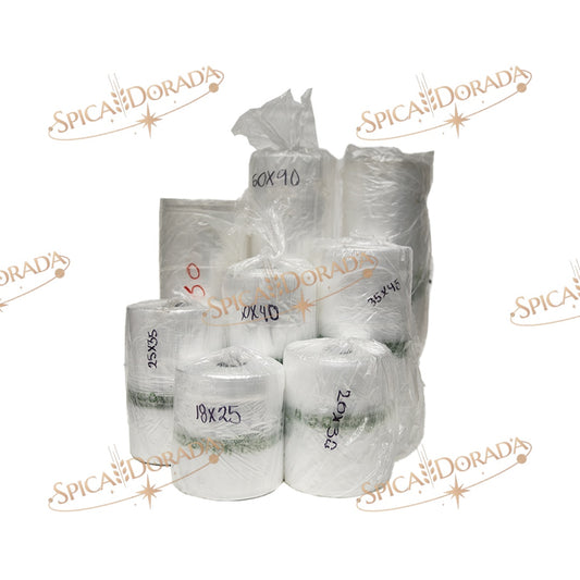 BOLSA ROLLO PLASTICO 50*70 / CAPACIDAD 7 KG